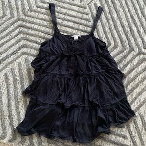 Victoria’s Secret tiered top with lace detail